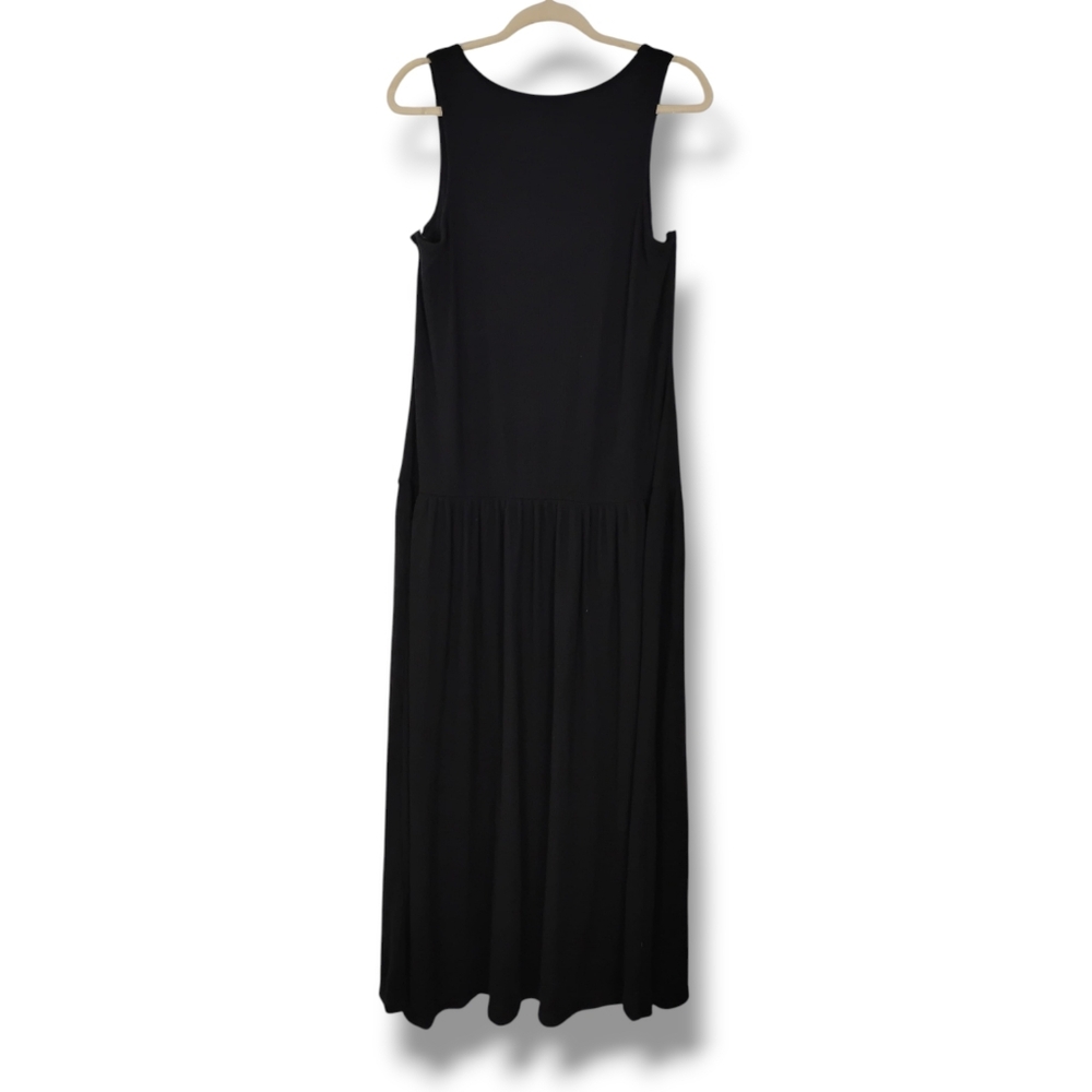 NWT Universal Thread Drop Waist Maxi Dress In Black Size Women's XL - Picture 6 of 9